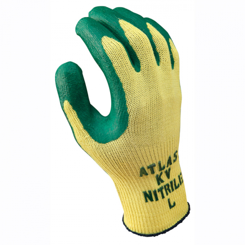 SHOWA KV350-09, Showa Atlas KV350 Kevlar Glove with Nitrile Palm Coating, Medium, KV350-09