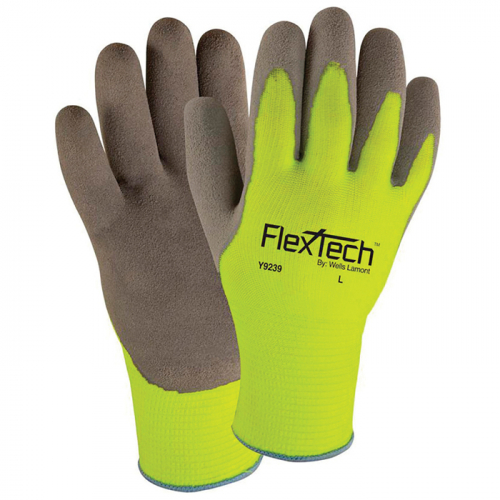 Majestic 3229HVY SuperDex Heavyweight Hi Vis Foam Nitrile Gloves Large