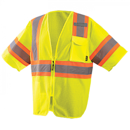 OccuNomix International Inc. ECO-IMZ32T-Y2X, Two-Tone Mesh Vest, ECO-IMZ32T-Y2X