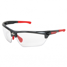 MCR Safety DM1310PF, MCR Dominator DM3 Clear AF Lens, Red/black frames