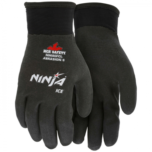 MCR Safety N9690FCXL, MCR N9690FC Ninja Ice Full Coated, X-Large, N9690FCXL