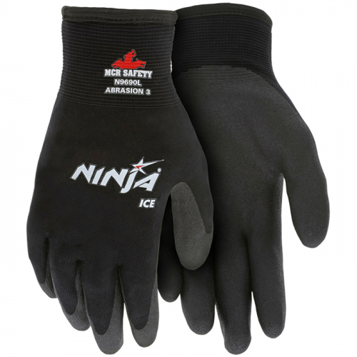 MCR Safety N9690M, MCR N9690 Ninja Ice Palm Coated, Medium, N9690M