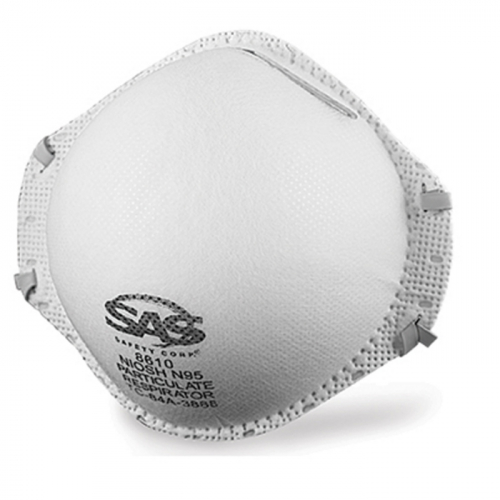 SAS Safety Corp. 8610, N95 Particulate Respirators, 8610
