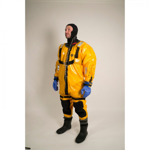 MUSTANG SURVIVAL IC900103-6-0-202 ICE COMMANDER RESCUE SUIT VINYL UNIVIVERSAL GOLD