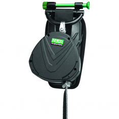 MSA 63062-00R, PFL V-EDGE, CABLE 8FT, AL36C SNAPHOOK, LOCKING PIN HARNESS CONNECTION, ANSI OSHA