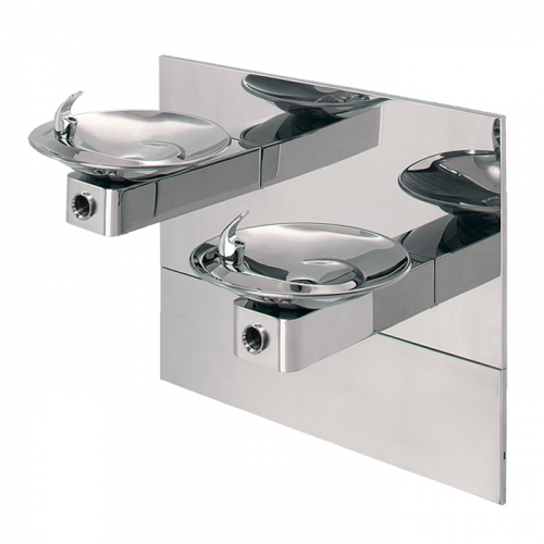 Haws 1011HPSMSHO2, Wall Mount ADA Touchless High Polished Fountain w/Mounting System