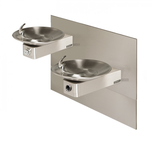 Haws 1011MSHO, Wall Mount ADA Touchless/Push Button Fountain w/Mounting System