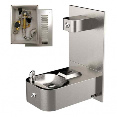 Haws 1109FRP, ADA Outdoor Freeze-Resistant Vandal-Resistant Fountain and Bottle Filler
