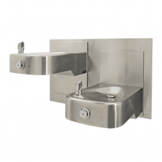 Haws 1117L, Barrier-Free Dual Wall Mount Fountain