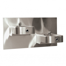 Haws 1117LNHO2, Wall Mount ADA Touchless Dual Fountain