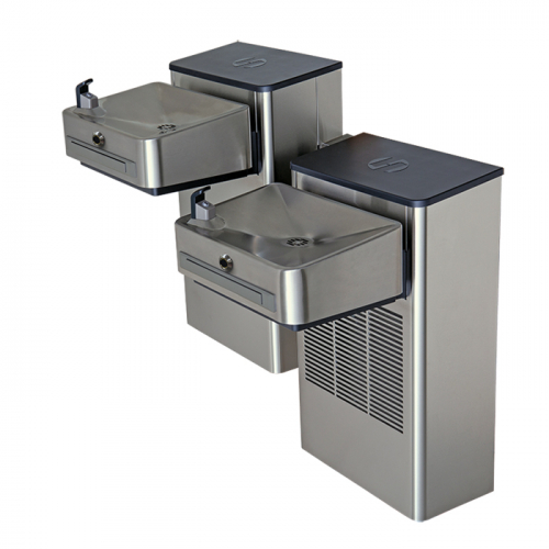 Haws 1202SFH, Wall Mount Hi-Lo ADA Filtered Touchless Water Cooler