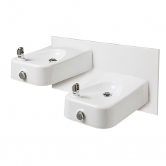 Haws 1501, Barrier-Free Enameled Iron Wall Mount Fountain