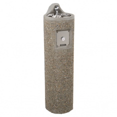 Haws 3060, Pedestal Mount Concrete Drinking Fountain