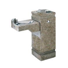 Haws 3150, Barrier-Free Concrete Pedestal Fountain