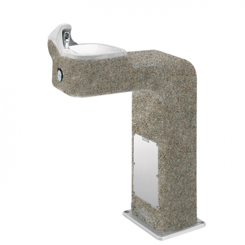 Haws 3177, Barrier Free Concrete Pedestal Fountain