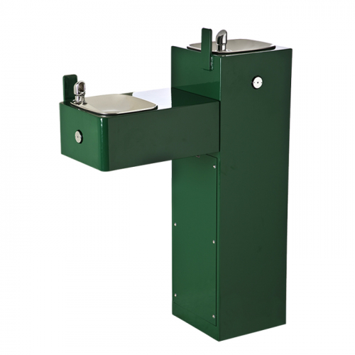 Haws 3300, Barrier-Free Steel Pedestal Fountain
