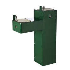 Haws 3300FR, Barrier-Free Steel Freeze Resistant Pedestal Fountain