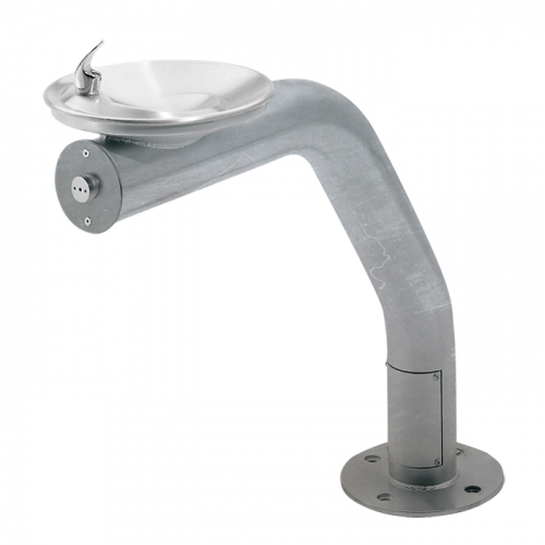 Haws 3380G, Barrier-Free Steel Pedestal Fountain