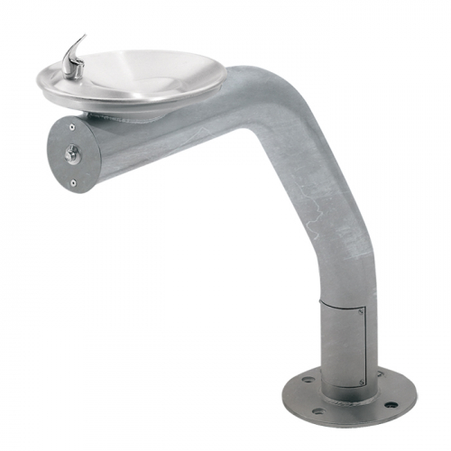 Haws 3380GFR, Barrier-Free Freeze Resistant Pedestal Fountain