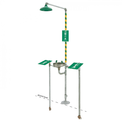 Haws 8300FP, Emergency Freeze Protected Shower and Eyewash