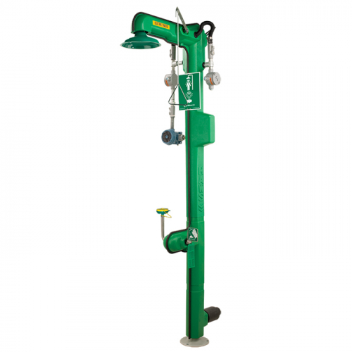 Haws 8317CTFPC1D1, AXION MSR Freeze Protected Shower and Eye/Face Wash
