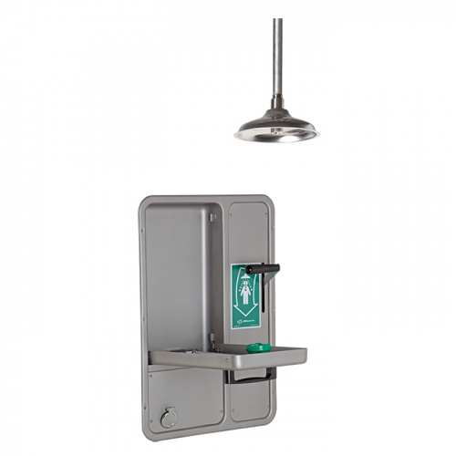 Haws 8356WCDD, AXION MSR Barrier-Free Recessed Shower and Eye/Face Wash