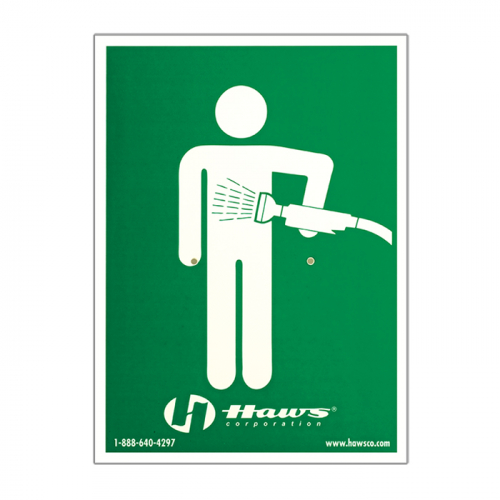 Haws SP176, Drench Spray Hose Sign