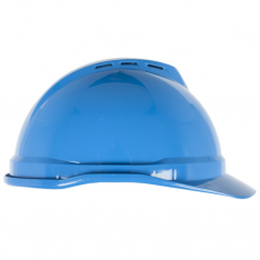 MSA 10034019, V-Gard 500 Cap, Blue Vented, 4-Point Fas-Trac III