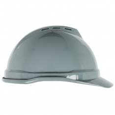 MSA 10034033, V-Gard 500 Cap Navy (Gray) Vented - 6-Point Fas-Trac III
