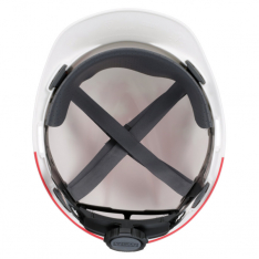MSA 10050613, Canadian Freedom Series V-Gard Protective Cap, White w/Red Maple Leaf