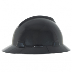 MSA 10058337, HAT, V-GD, W/1-TOUCH SUSP., BLACK
