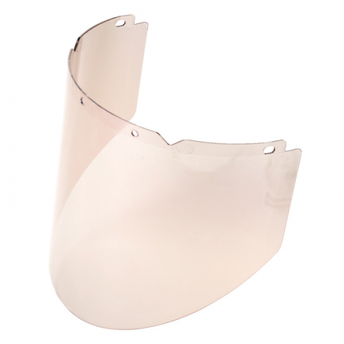 MSA 10115848, V-Gard Visor, PC, Clear w/ Reflective Coating, Molded, 9.5 "x 17.75" x .07"