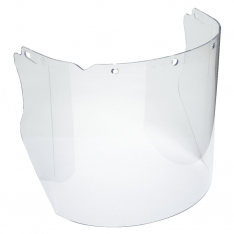 MSA 10115855, V-Gard Visor, Propionate, Clear, Molded, (8"x17"x.098")