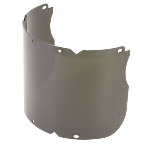 MSA 10115862, V-Gard Visor, PC, Shade 5 IR, Molded, (8"x17"x .098"), Use w/V-Gard Chin Protectors