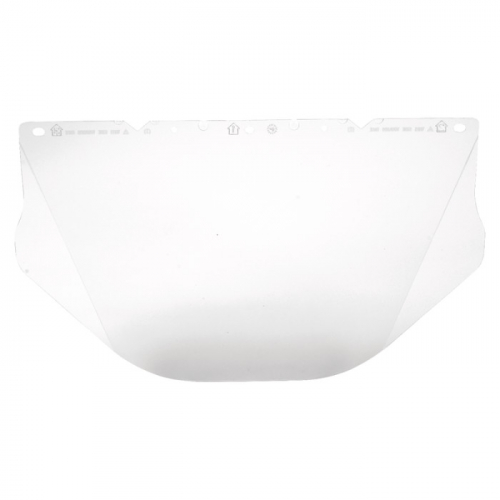 MSA 10115863, V-Gard Visor, Contoured, Clear PC (9.5"x17"x.04")