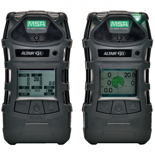 MSA 10116925, ALTAIR 5X Detector Mono (LEL, O2, CO, H2S, SO2), (UL), Charcoal, Instrument Only