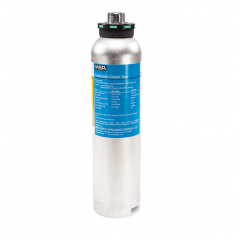MSA 10117738, Calibration Cylinder, Gas, 58 L RP, (CH4)-1.45%, (O2)-15%, (CO) 60 PPM, (H2S)-20 PPM,