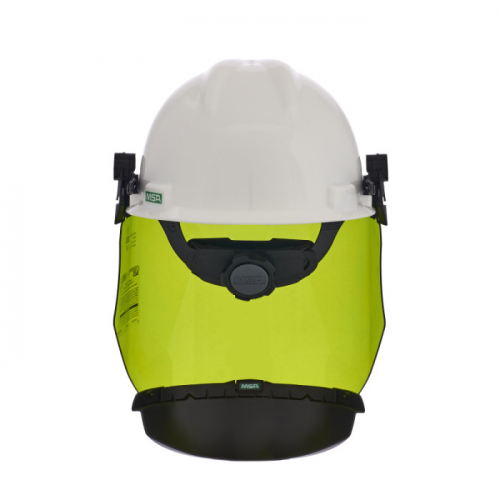 MSA 10118696, V-Gard Accessory Arc Kit, White, For Slotted Caps w/Chin Protector