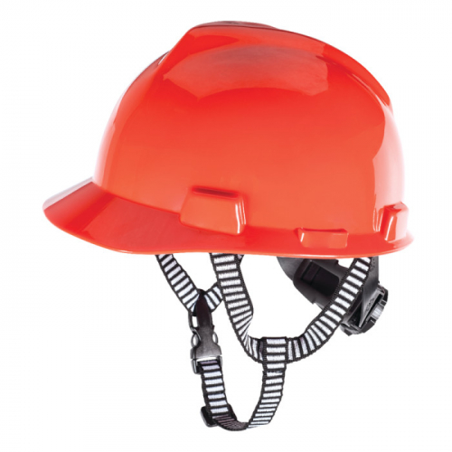 MSA 10124238, Chinstrap, 4-pt, 3/4" polyester webbing, attaches to suspension, 10 pack