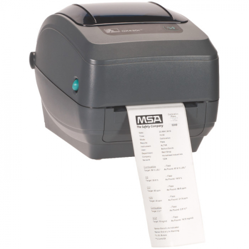 Fisker Diagnose arm MSA 10127808, Galaxy GX2, Printer-detector or receipt sticker, Zebra Printer  GX430T: The Safety Equipment Store