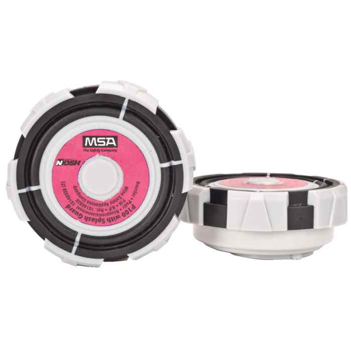 Msa Advantage P100 Filters With Splash Guard Package Of 2 The Safety Equipment Store