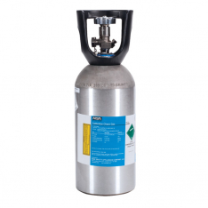 MSA 10152629, Calibration Cylinder, Gas, BD-20, 875 L, (CH4)-1.45%, (O2)-15%, (CO)-60 PPM, (H2S)-20