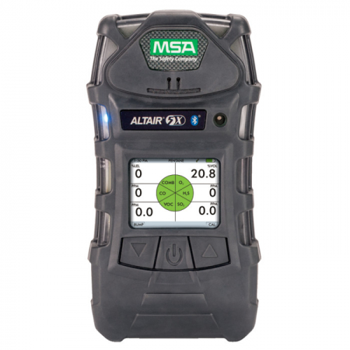 MSA 10165445, ALTAIR 5X Detector Color (LEL, O2, CO, H2S, PID), (UL, CSA), Charcoal, Instrument Only