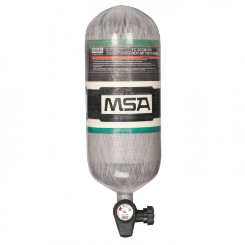 MSA 10183009, 4500 PSIG,  45-min.,  high-pressure,  low-profilecarbon cylinder,  threaded connectio
