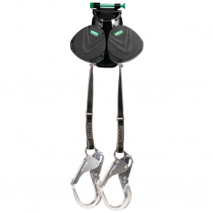 MSA 10192009, V-EDGE, Leading Edge Web SRL, 8ft, (2.4m), Twin Leg, AL36CL Snaphook, ANSI
