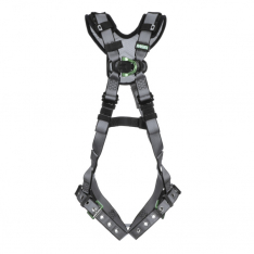 MSA 10194978, V-FIT Harness, Extra Large, Back D-Ring, Tongue Buckle Leg Straps, Shoulder & Leg Padd