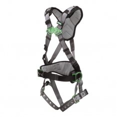 MSA 10195149, V-FIT Construction Harness, Standard, Back & Hip D-Rings, Tongue Buckle Leg Straps, Sh