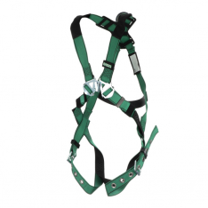 MSA 10197201, V-FORM Harness, Super Extra Large, Back D-Ring, Tongue Buckle Leg Straps