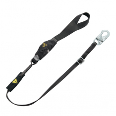 MSA 10199061, V-Series utility single-leg adjustable energy absorbing lanyard, 6', 36C small snaphoo