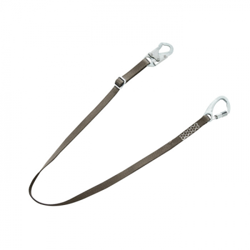 MSA 10201452, V-Series tieback single-leg adjustable restraint lanyard, 6', FP5K small snaphooks, AN